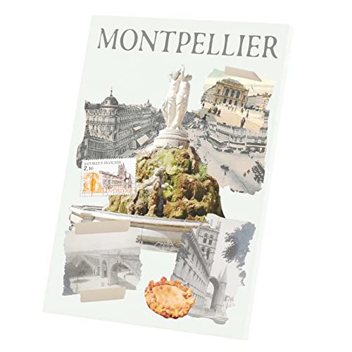 Tableau Montpellier toile imprimée poster décoration murale France