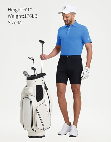 Camiseta polo para hombre, manga corta, ligera y suave, mezcla de algodón con bolsillo, ideal para verano y uso diario miniatura 3