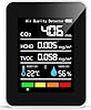 Rivelatore di CO2 Monitor di Qualità Dell'aria Interna 5 in 1 Anidride Carbonica HCHO TVOC Misuratore di Temperatura e Umidità