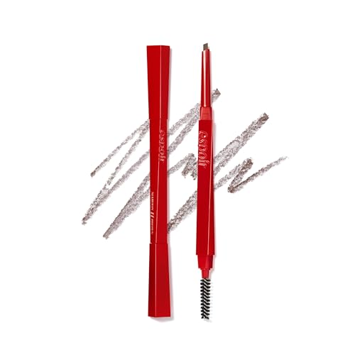 Image of Espoir The Brow Balance Pencil #11 Maroon Brown - Men's Brow Pencil with 2-in-1 Brow Brush, Slim Triangle Tip for Natural, Precise Eyebrow Shaping, Easy-to-Draw Korean Brow Makeup