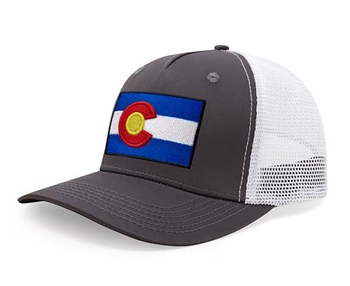 Image of International Tie State Hat for Men and Women, Adjustable Snapback Trucker Baseball Cap with Embroidered Patch