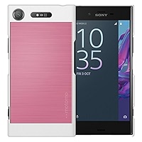 Amazon.com: motomo Xperia XZ1 Case INO Metal Bar Red Black