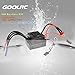 GoolRC Upgrade Waterproof 3650 3900KV Brushless Motor with 60A ESC Combo Set for 1/10 RC Car Truck