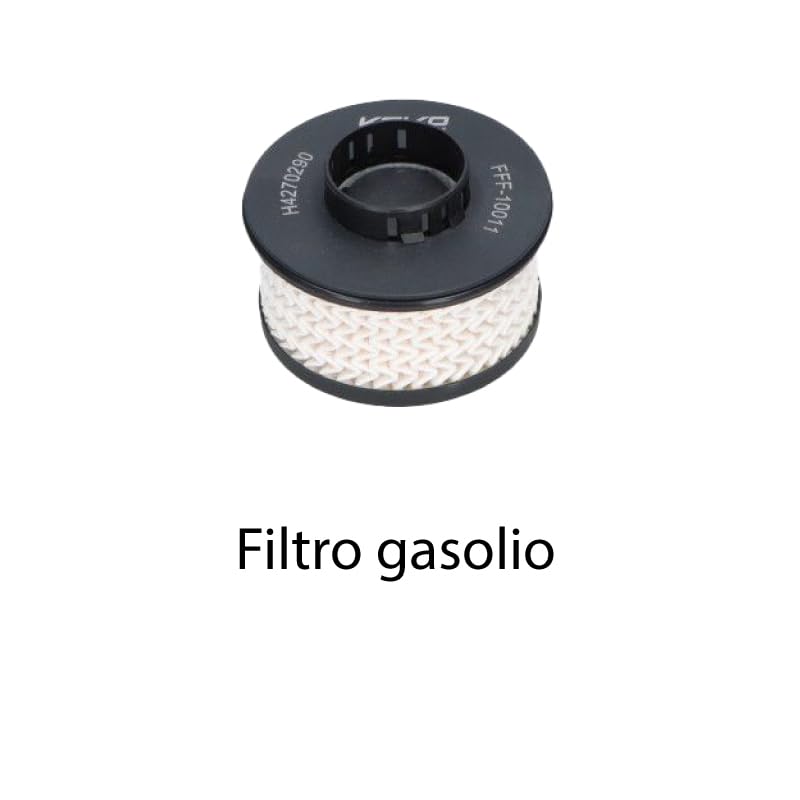 Kit tagliando 4 filtri + 5L olio 5W-30 IPC C2 compatibile con Peugeot 208 i 1.5 BLUEHDI 100 Gasolio 2018-2019