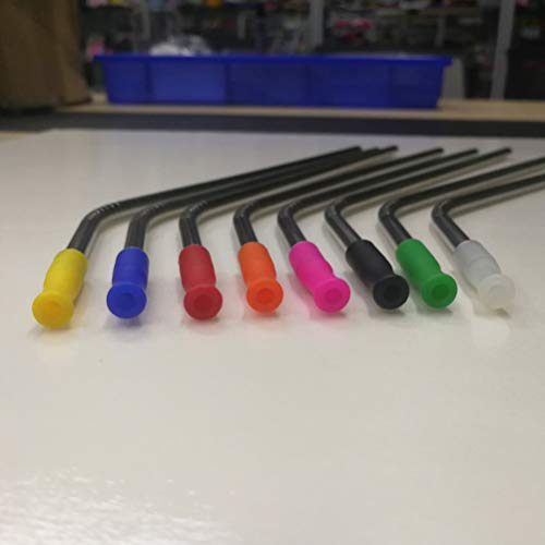 EXCEART 8 Stuks Siliconen Rietjes Tips Food Grade Herbruikbare Tip Cover Anti- Brandwonden Koude Rietjes Cover Bescherm… - Image 8