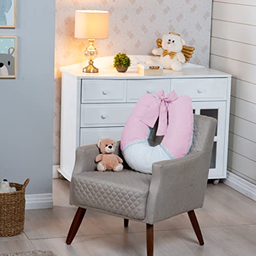 Almofada de amamentação grande guipir (Rosa)