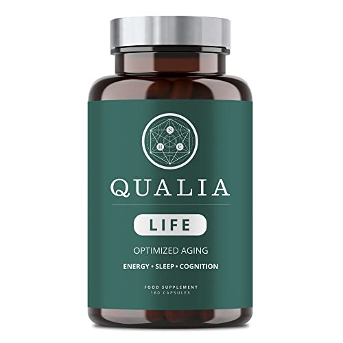 Qualia Life | The Most Advanced Supplement for NAD+, Cellular Energy, Metabolism & Repair for Better Aging with 35+ NAD Boosters Resveratrol, CoQ10, PQQ, Niacin & More (80 Count (Pack of 1))