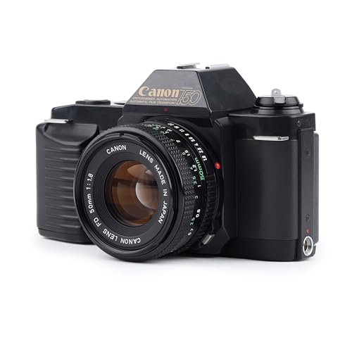 Canon T50 35mm SLR Film Camera Camera Kit with Canon FD Mount Zoom Lens. (Renewed)