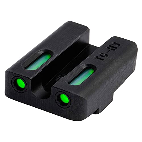 Image of Truglo TFX PRO Handgun Sight, Glowing Shock Proof Tritium and Fiber Optic Night Sight for Handguns, Compact, Durable, and Snag Free Sight