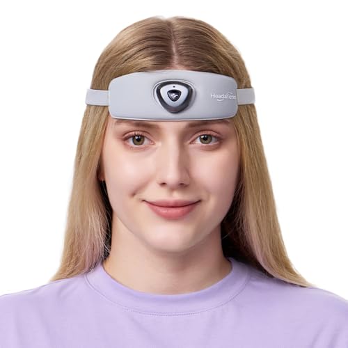 HeadaTerm-2 Migraine Relief Device e-TNS Technology Rechargeable Head Cap Treatment for migraine and Headache Drug-Free Clinically Proven Fast-Acting No Side Effects (1* HeadaTerm 2 +3*Electrodes)
