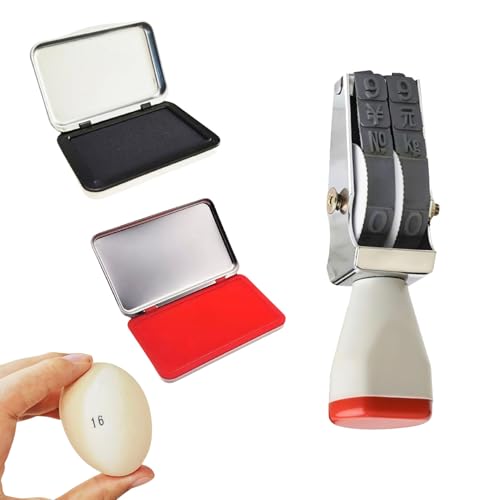 Hxjfnb Eier-Datumsstempel Set Stempelkissen inklusive mit Preis