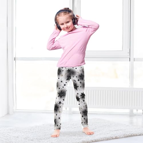 Girls' Leggings Black Star Kids Yoga Tights Pants 1 Pack 208502584