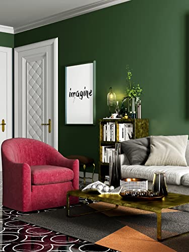 Image of Safiyya 118 inchx17.7 inch Olive Green Peel and Stick Wallpaper Solid Color Dark Green Contact Paper Temporary Self Adhesive Contact Paper Decorative Wallpaper Vinyl Rolls for Wall