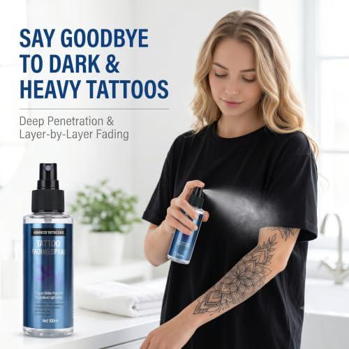 Tattoo Remover Spray for Gradual At Home Fading of Unwanted Body Art - Image 2