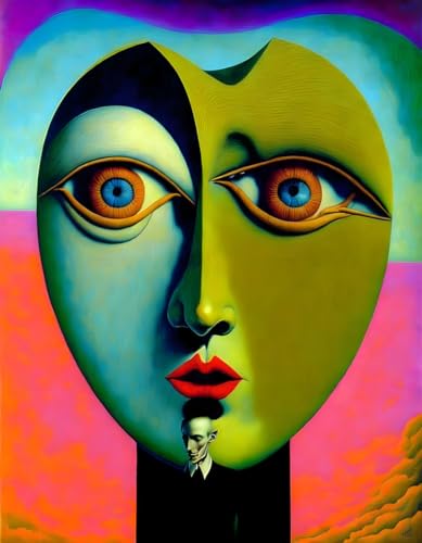Tableau sur toile pour rompre la monotonie murale 58 x 90 cm sans cadre salon