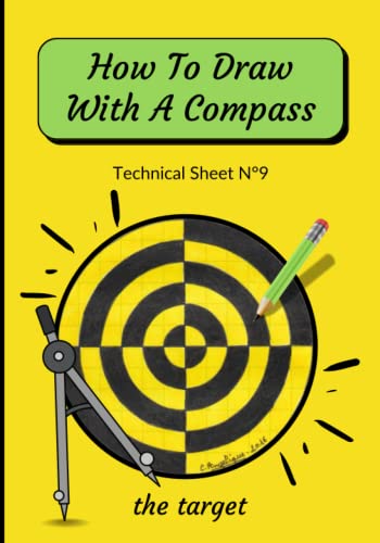 How To Draw With A Compass Technical Sheet N°9 the target: step-by-step easy to draw mandala for beginners | Compass Drawing for Children | How To ... | Drawing images of a circle | Mandala Junior