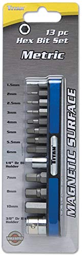 Titan 16112 Metric Hex Bit Set, 13 Piece (13 Piece Metric Hex Bit Set), Factory - Image 2
