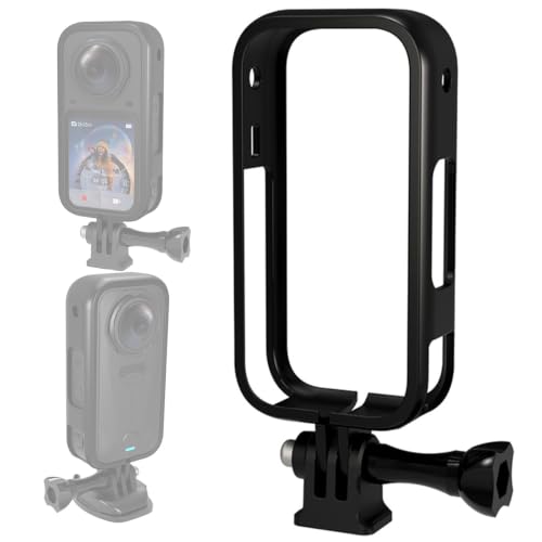 Insta360 X6 8K 360�A�N�V�����J�����ƌ݊����̂���v���X�`�b�N���[�e�B���e�B�t���[�� | X6 �J�����A�N�Z�T���[ ���[�e�B���e�B�P�[�W �ی�t���[�� �����h�~ �ی�J�o�[ �n�E�W���O�P�[�X �O�r�A�_�v�^�[�}�E���g�t��