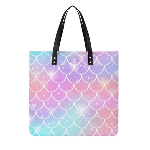 Sac à main shopper motifs écailles dégradées - Grand tote bag femme