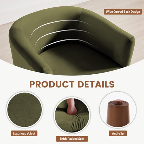 360° Swivel Accent Chair and Storage Ottoman Set