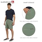 Quiksilver Mens Regular Fit Fixed Waist Water Friendly Active Hybrid Shorts - Image 5