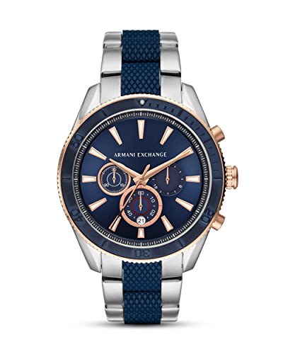 Preisvergleich Produktbild Emporio Armani Herren Chronograph Quarz Uhr mit Edelstahl Armband AX1819
