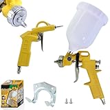 CONTROL DE FLUJO: Válvula reguladora integrada para ajustar el flujo de pintura según las necesidades específicas del proyecto