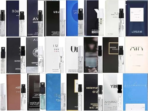 TayQyDO Men's Cologne Sampler Set Discover 20 Popular Designer Fragrance