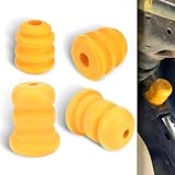 GRANDI Pack-4 Car Control Arm Bumper Buffer Blocks, Rear Axle Bumper Bump Stops, Front Lower Suspension Buffer Pad, 15153958 15039397, Compatible with Chevrolet Savana 1500 Truck (Yellow)