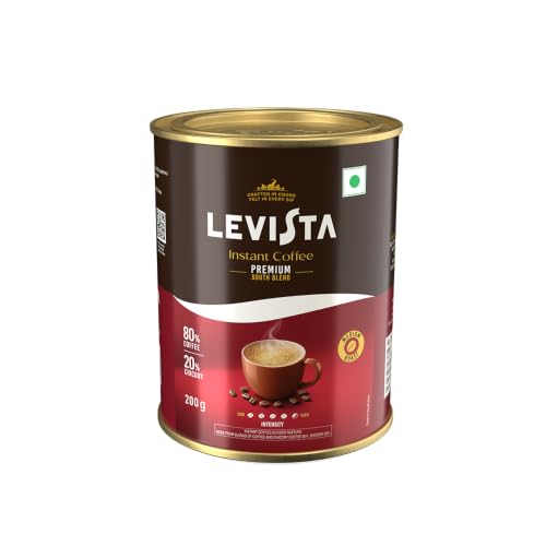 Image of Levista Premium Instant Ground Coffee 200 gm can