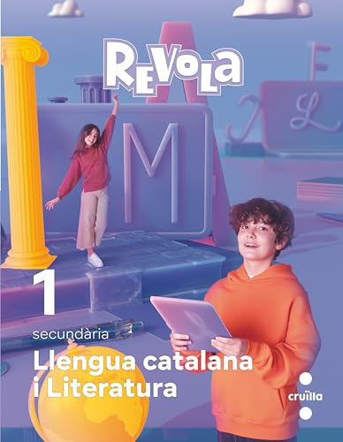 Portada de Llengua Catalana 1º ESO Projecte Revuela Cataluña Ed 2022