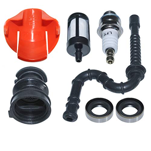 AUMEL Fuel Filter Line Intake Manifold Oil Seal Cover Cap Kit for Stihl TS400 Cut Off Saw 4223 084 7100, 4223 141 2200