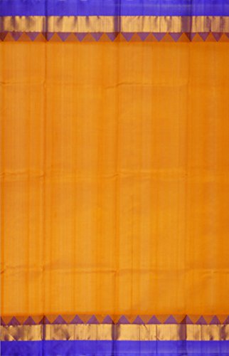 M SIVA NAGESWARA RAO HANDLOOMS yellow chirala silk saree – image 4