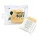 Nature Buff 2-Pack Biodegradable Soap Unscented Travel-Sized Camping Soap Bars -All-In-One Backpacking Essentials Outdoor Recreation Soap Bar and Washcloth