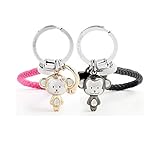 MILESI Love Style Monkey Mascot Keychain Couples Valentine's Gift