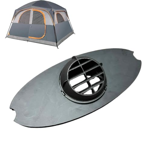 Tent Zipper Vent Adapter - Compatible with Portable air conditioners - Adjustable Airflow Direction - 3/5