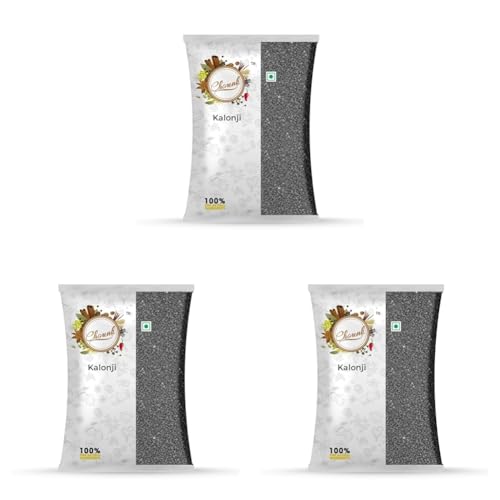 Image of Chounk Black Kalonji Seeds 100g (Pack of 3) | Black Cumin Seeds for Hair Growth | Kala Jeera Culinary Spice Health Benefits Source of Antioxidants