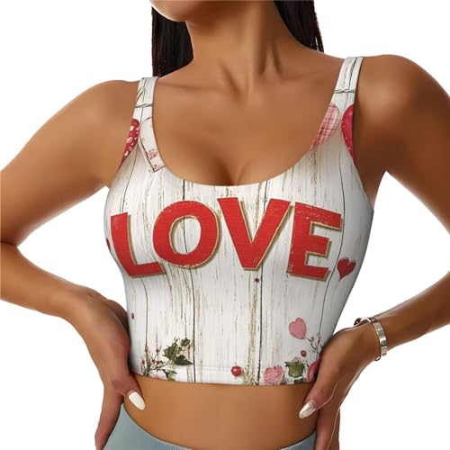 Camiseta deportiva para mujer Mexpekil sin mangas de diseño floral yoga