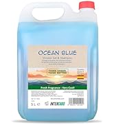 Intercabo - Hair &amp; Body - Bidon de recharge 2 en 1 - Bidon de lotion de lavage 2 en 1 - Océan - 5 l