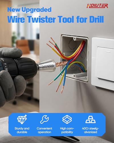 Wire Twister Tool for Drill (2pcs)