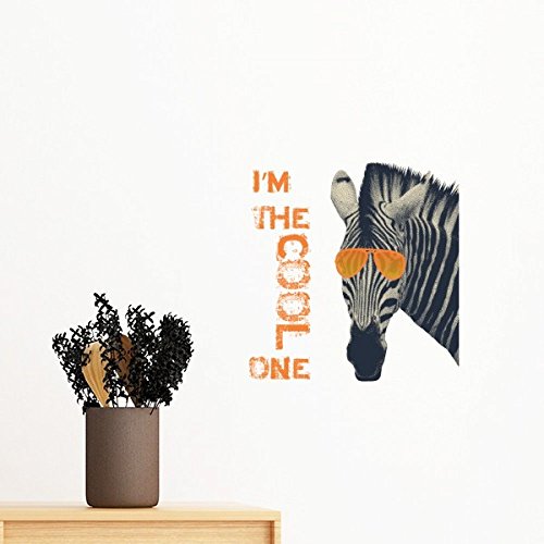 Sticker Mural Zebra Cool pour Ambiance Moderne de Salon