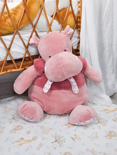 Doudou range-pyjama bébé Zoé, idée cadeau de naissance rose - 4