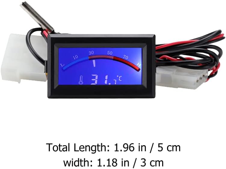 Hemoton 2pcs Digital Temperature Testers Plastic Temperature Indicator Electronic Temperature Gauge Tester for Grilling Food Liquid Meat Blue Red : Health & Household