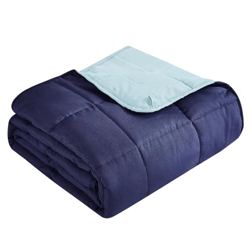 Topcee Weighted Blanket for Adults (15 lbs, 60" x 80") Queen Size Soft Cooling Heavy Blanket Sleeping, Apply to 130-160 lbs Body, Thick Breathable Blanket with Glass Bead, Easy Care