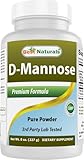 Best Naturals D-Mannose Pure Powder - Urinary Tract Cleanse Supplement - 8 OZ