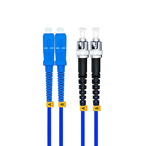 Cable de conexión óptico de modo único 150 metros SC-ST dúplex con protección interna contra flexión