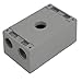 Aexit 1/2BSP 5 Transmission Thread Hole Single Gang Electrical Junction Outlet Box Enclosure Case