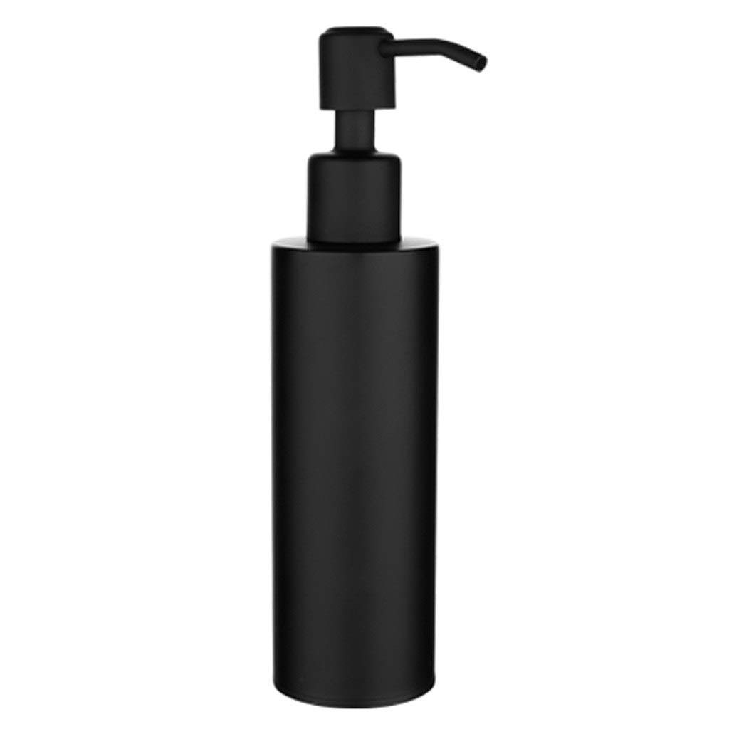 dispenser sapone/Dosatori per sapone liquido Liquido Emulsione Dispenser di sapone del dispersore di cucina del contenitore a parete in acciaio inox 304 Doccia Pompa (nero) Erogatore del Sapone/Dispen