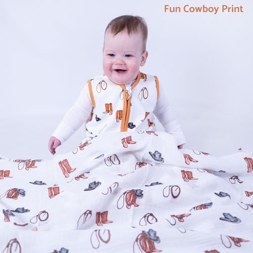 Image of LollyBanks Sleep Sack, 100% Cotton Neutral Baby Sacks, 0.5 TOG Sleep Sacks Lightweight with 2-Way Zipper