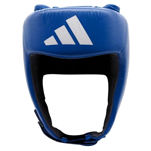 adidas Unisex – Erwachsene IBA Boxing Head Guard Kopfschutz, Blau, M